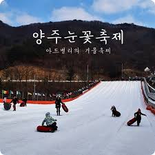 8.경기도 가볼만한곳 - 양주아트밸리눈썰매장