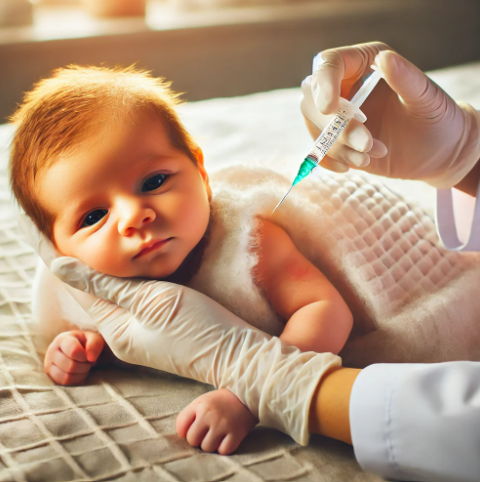 신생아 예방접종 이미지