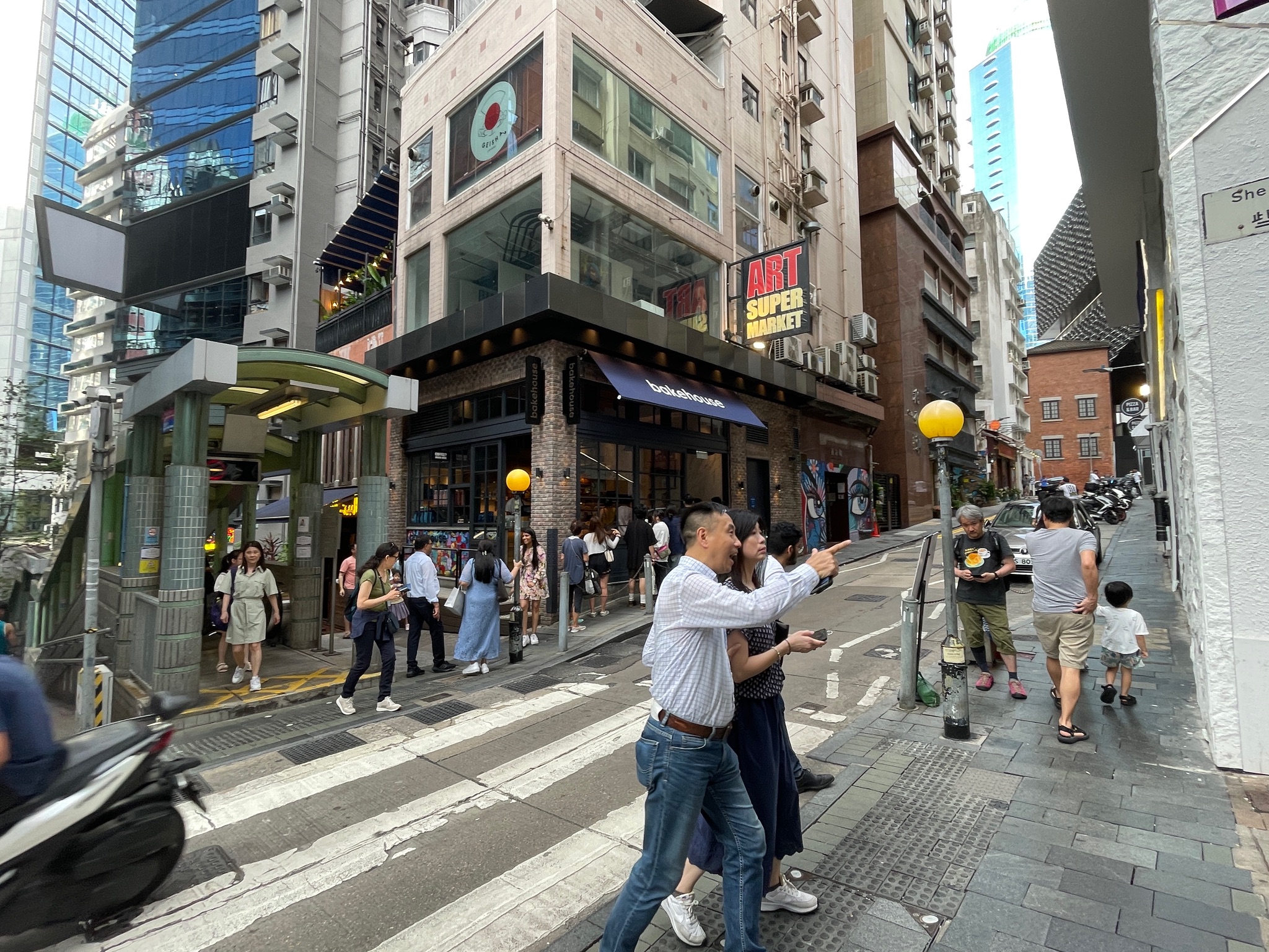 홍콩 미드레벨 풍경