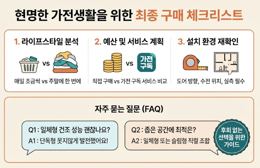 세탁기 건조기 추천
