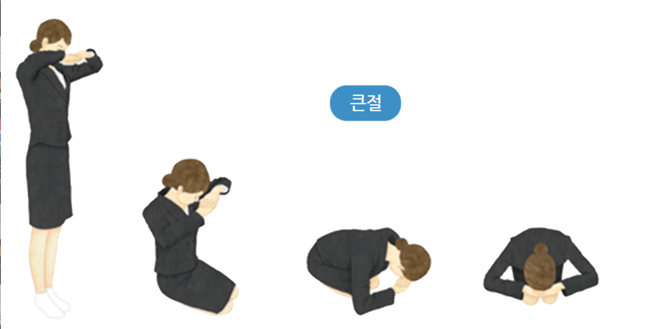 절 하는 방법