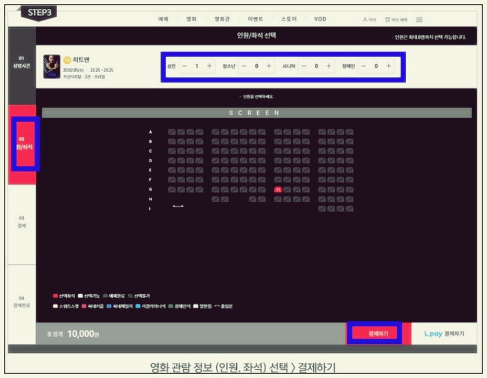 롯데시네마 할인권 발급과 사용방법