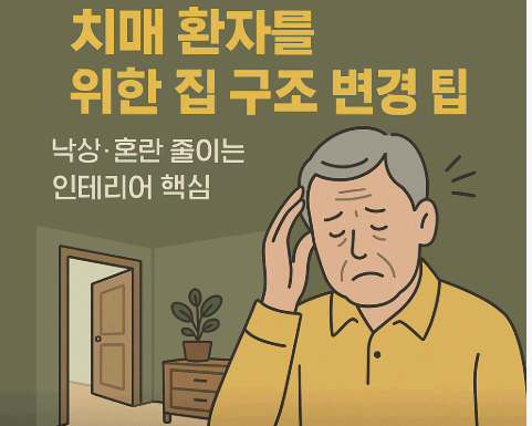 치매 환자를 위한 집 구조 변경 팁 6가지: 낙상 방지부터 길 찾기까지 실천 가능한 변화들