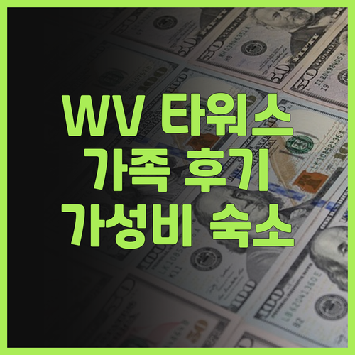 WV 타워스 가족 후기! 일로일로 가..