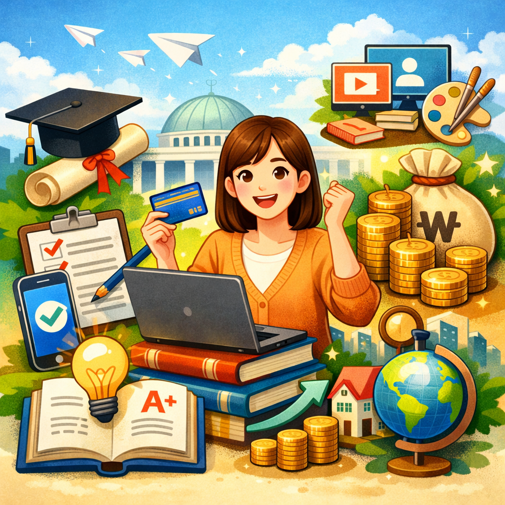 2026년 35만원 교육지원금 신청방법 총정리 (평생교육 이용권 자격조건&middot;사용처) 관련 사진