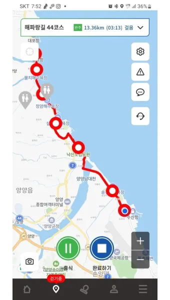 해파랑길 지도 한눈에 보기 해파랑길 1코스 2코스 포토스팟 주의사항 총정리_26