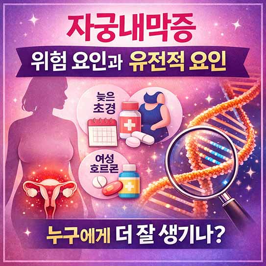 자궁내막증, 자궁내막증 위험 요인, 자궁내막증 유전, 자궁내막증 가족력, 생리통 심할 때, 자궁내막증 진단, 자궁내막증 예방, 여성 질환, 난임 원인, 골반통
