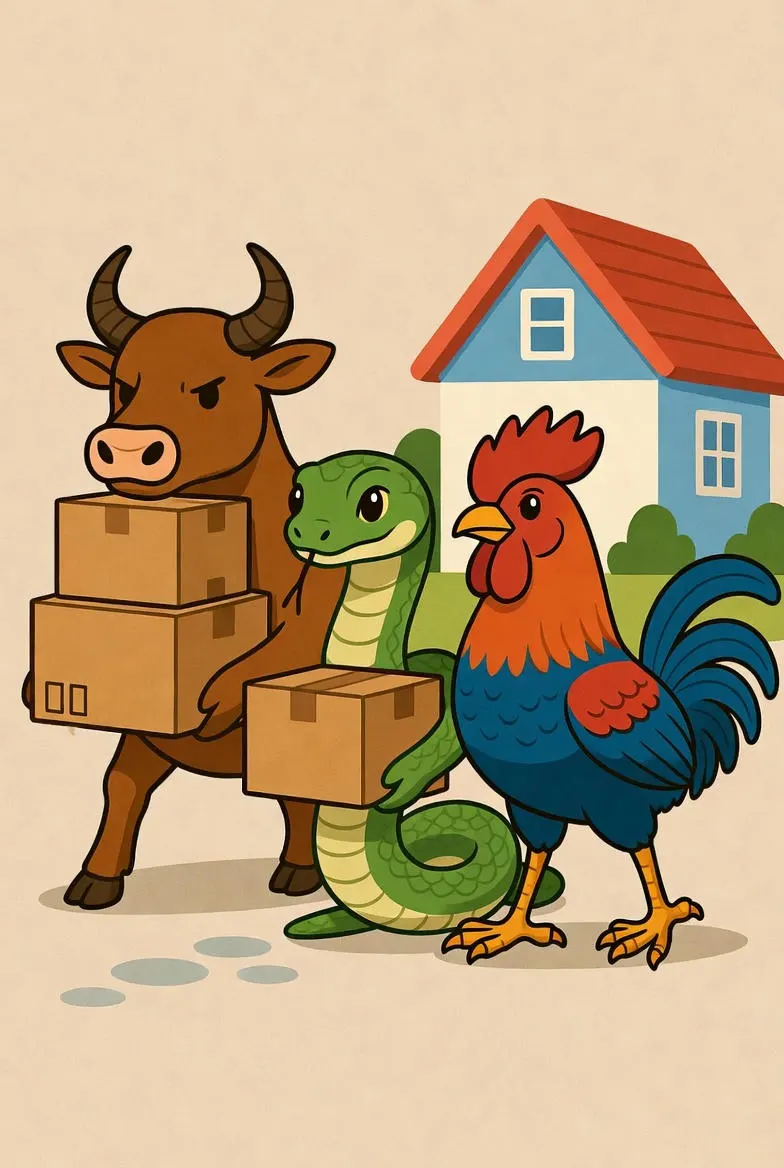 소띠 뱀띠 닭띠