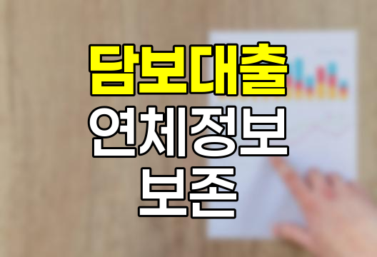 현대해상 담보대출 연체정보 보존기간