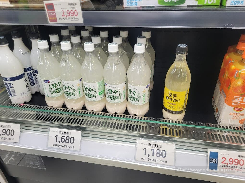 노브랜드의 막걸리들