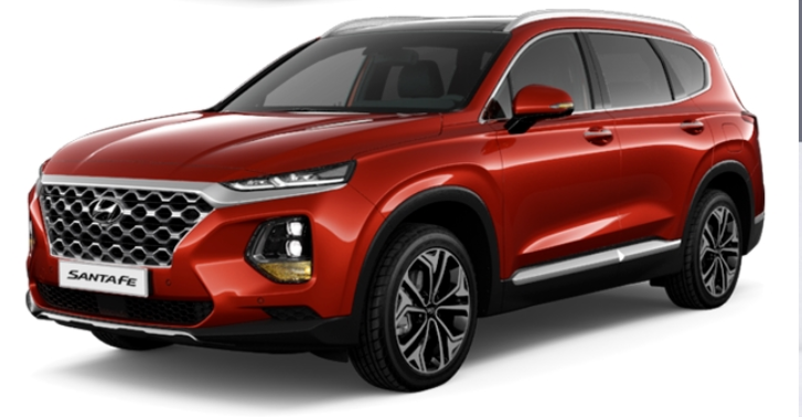 싼타페 색상코드 - 라바 오렌지(컬러코드 : YR2)