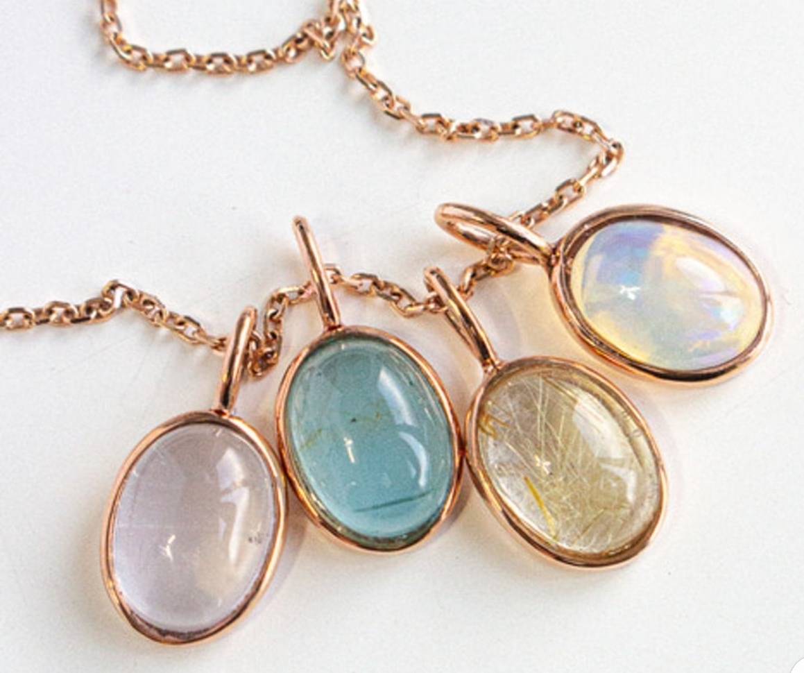 아쿠아마린 목걸이 이미지