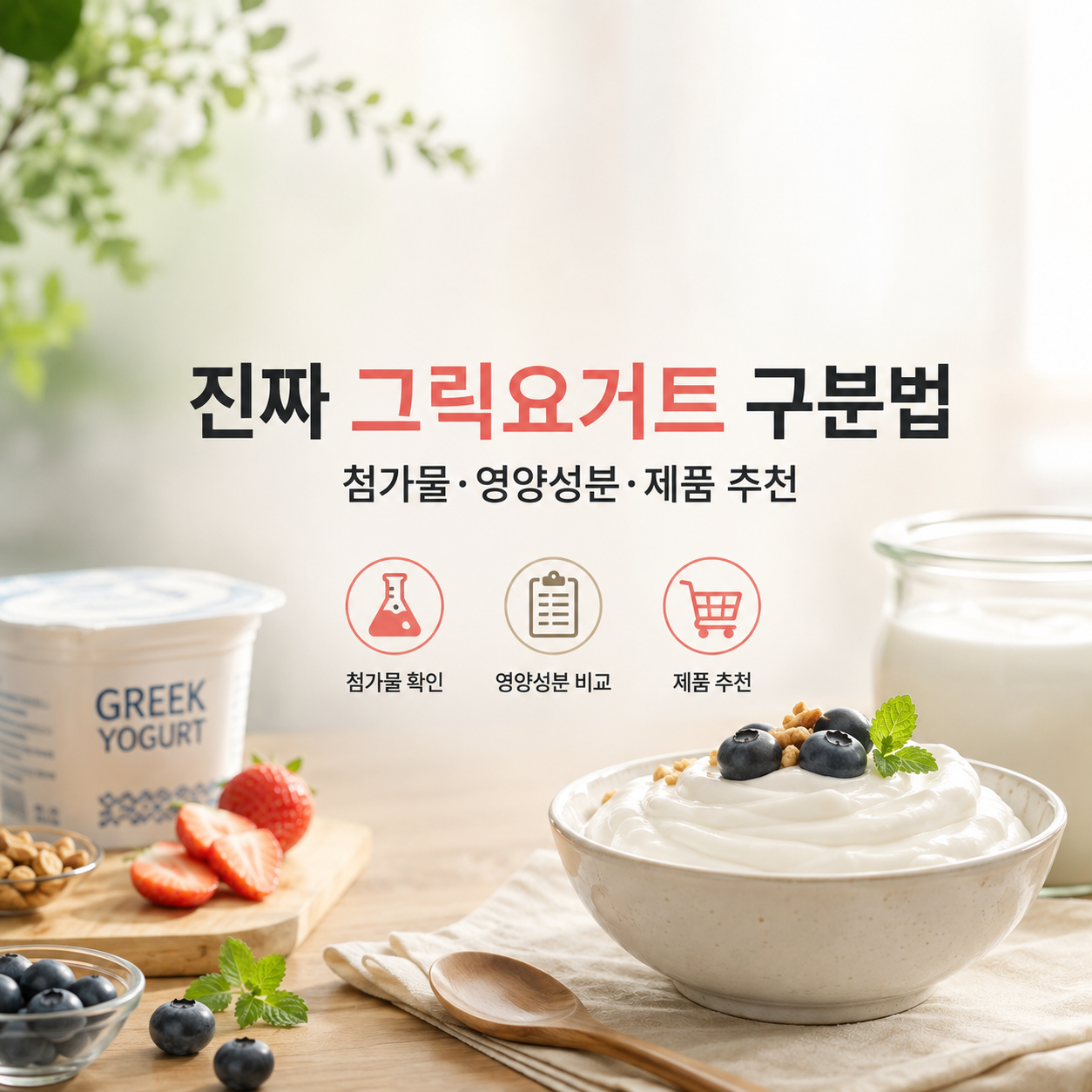 그릭요거트 이미지