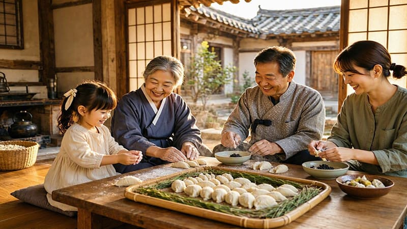<img src=”traditional-chuseok-family-celebration.jpg” alt=”ALT 설명:추석을 맞아 가족이 함께 송편을 빚으며 한가위의 의미를 나누는 모습”>