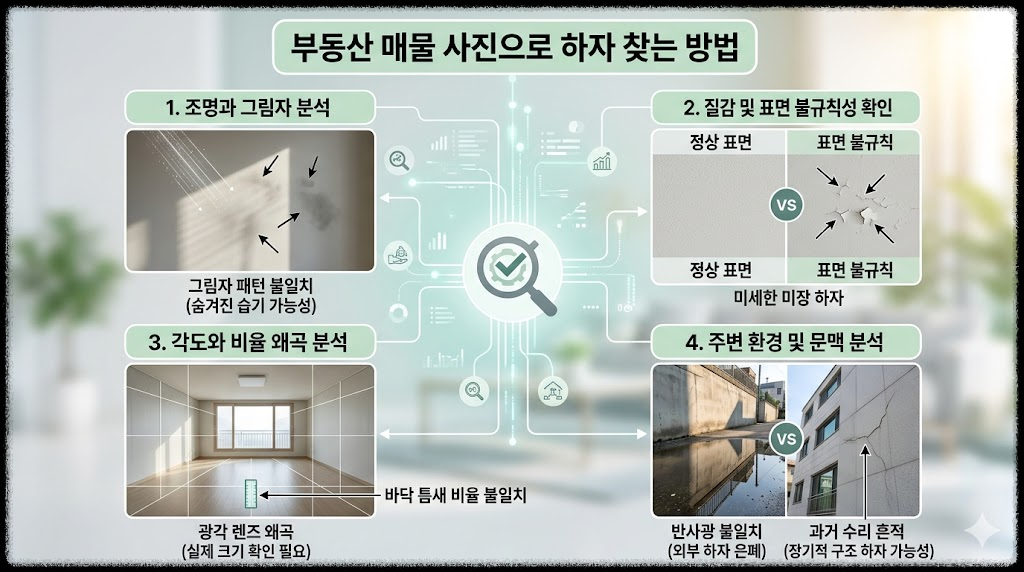 부동산 매물 사진으로 하자 찾는 방법