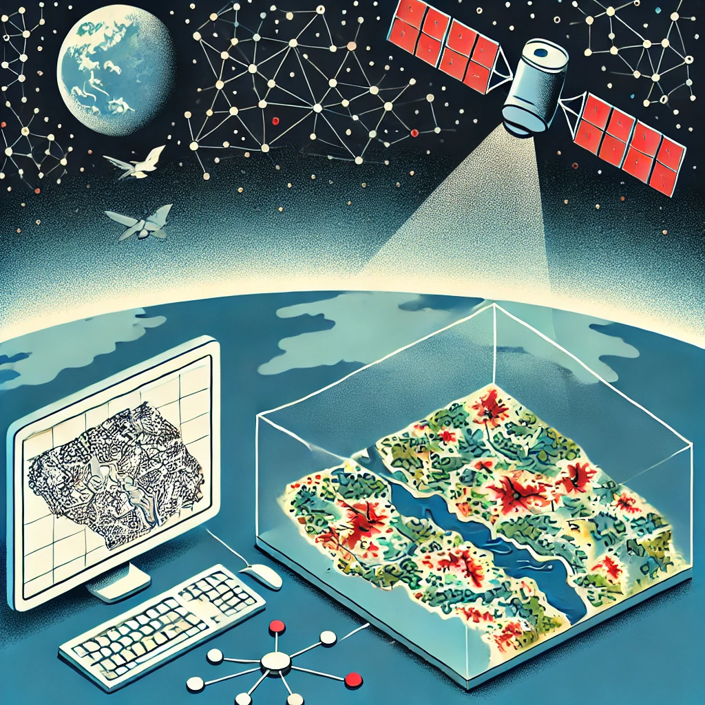 원격으로 이미지를 분류하는 그림