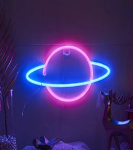 루시드랩 LED 네온사인&#44; 행성