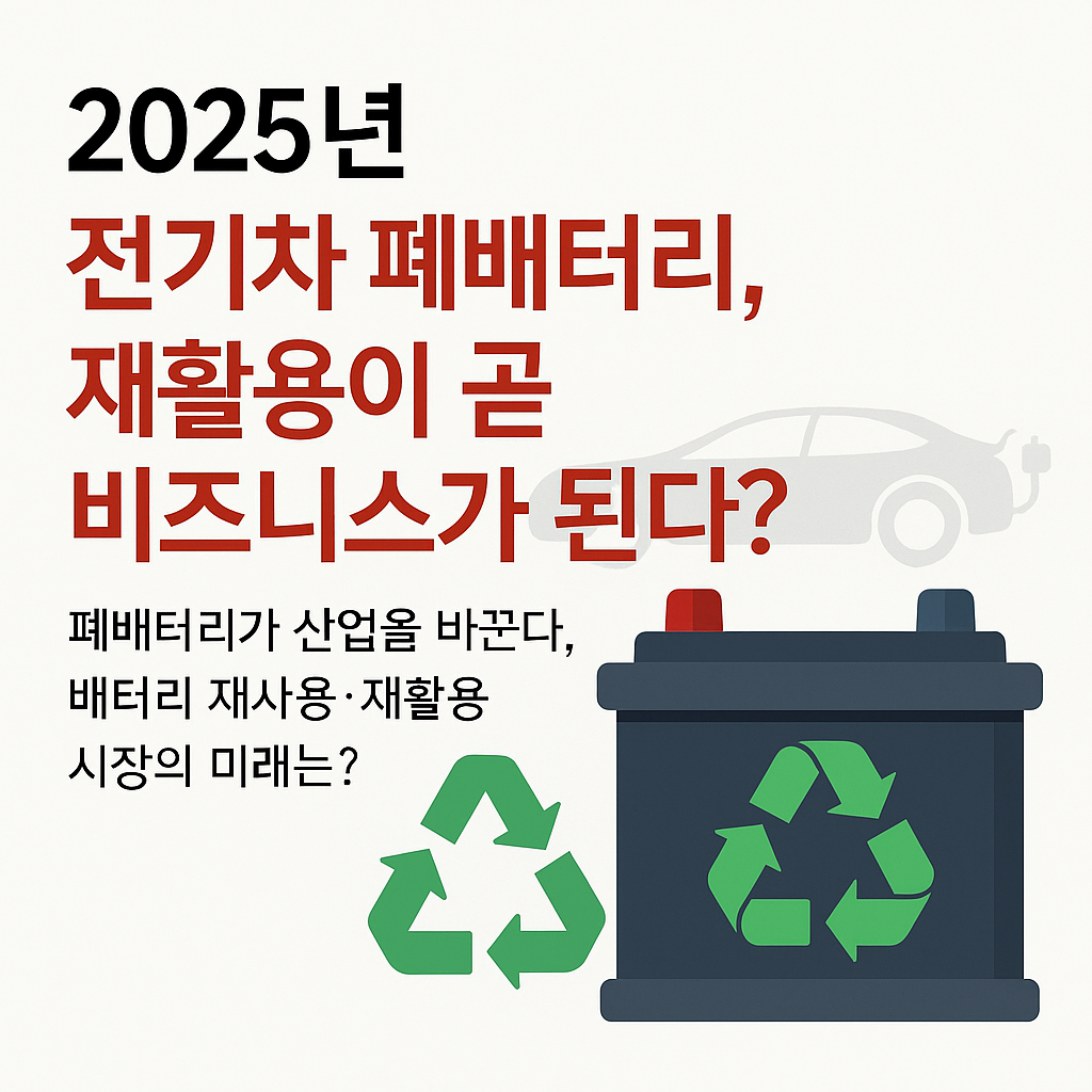 전기차 폐배터리가 바꾸는 산업 판도, 재활용 시장이 뜬다!