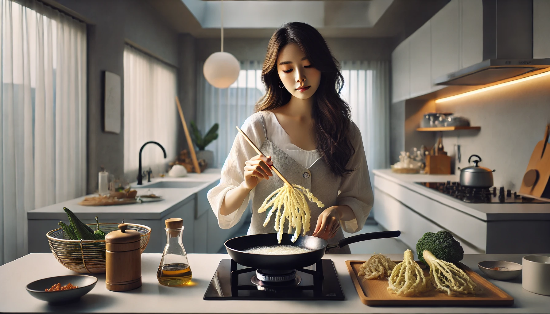 두릅 튀김