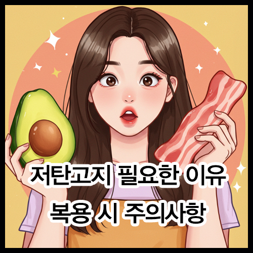 저탄고지 필요한 진짜 이유와 복용 시 주의사항