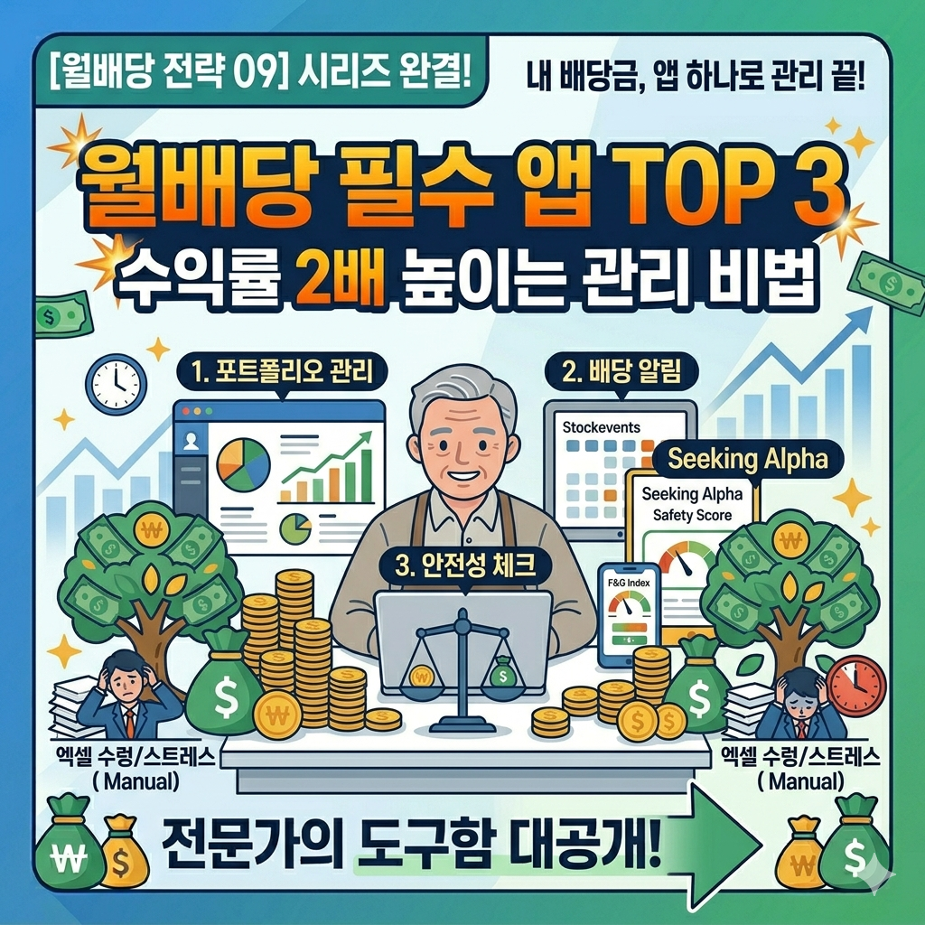 9. 월배당 전략, 배당금 관리 앱 추천