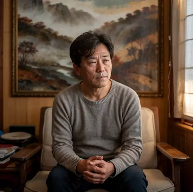 남성 갱년기로 우울한 남성