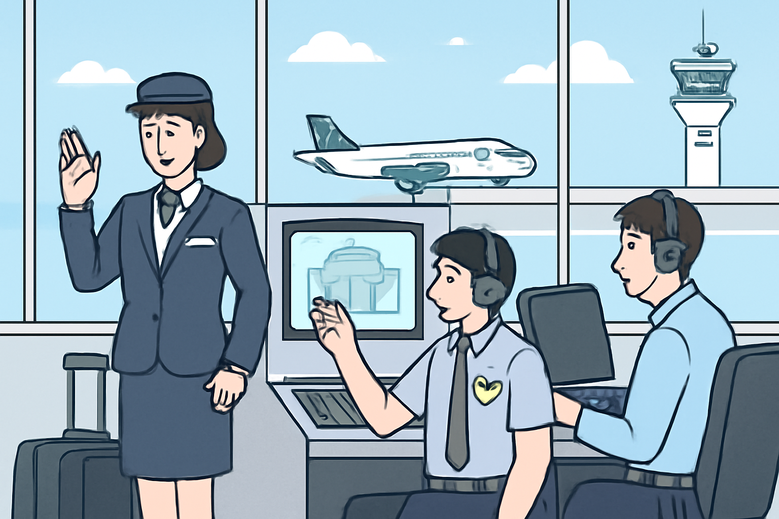 공항에서 근무하는 방법 총정리｜지상직&middot;보안검색&middot;관제사 취업 준비 가이드 관련 사진