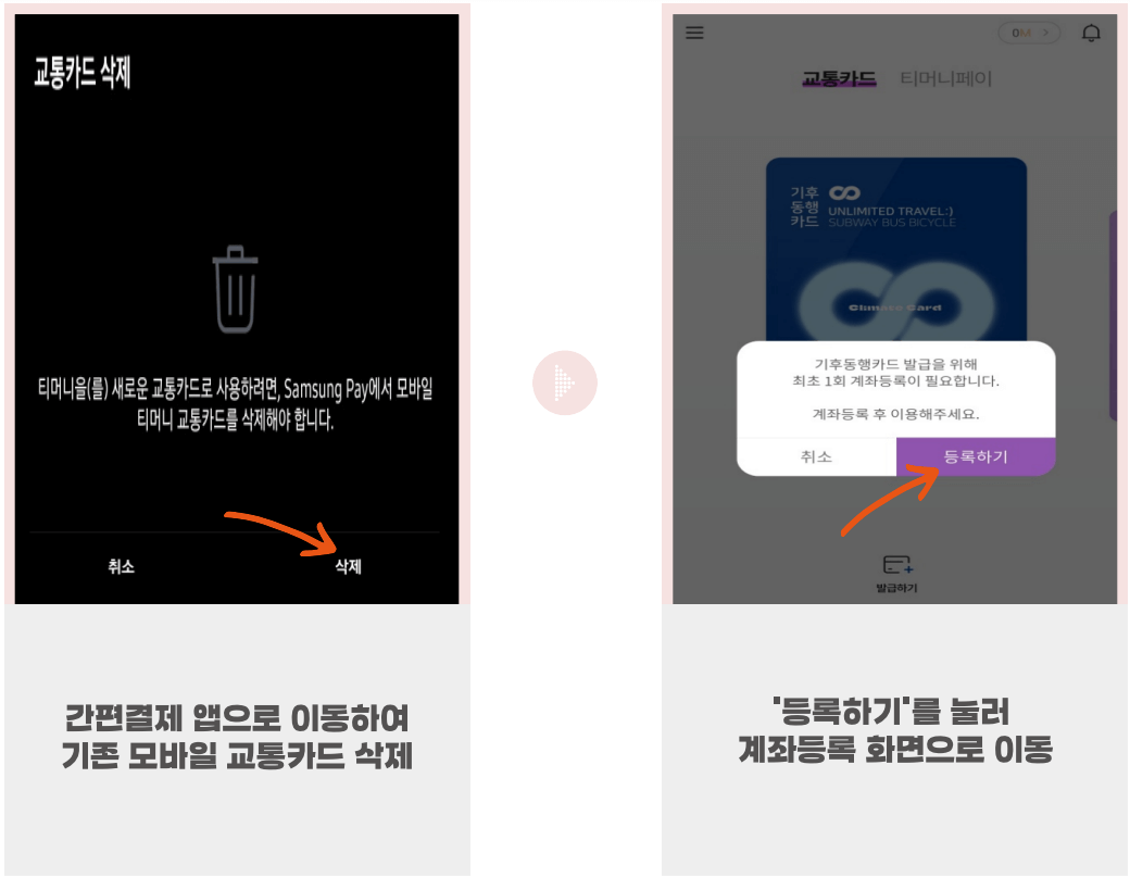 기후동행카드 모바일 충전방법