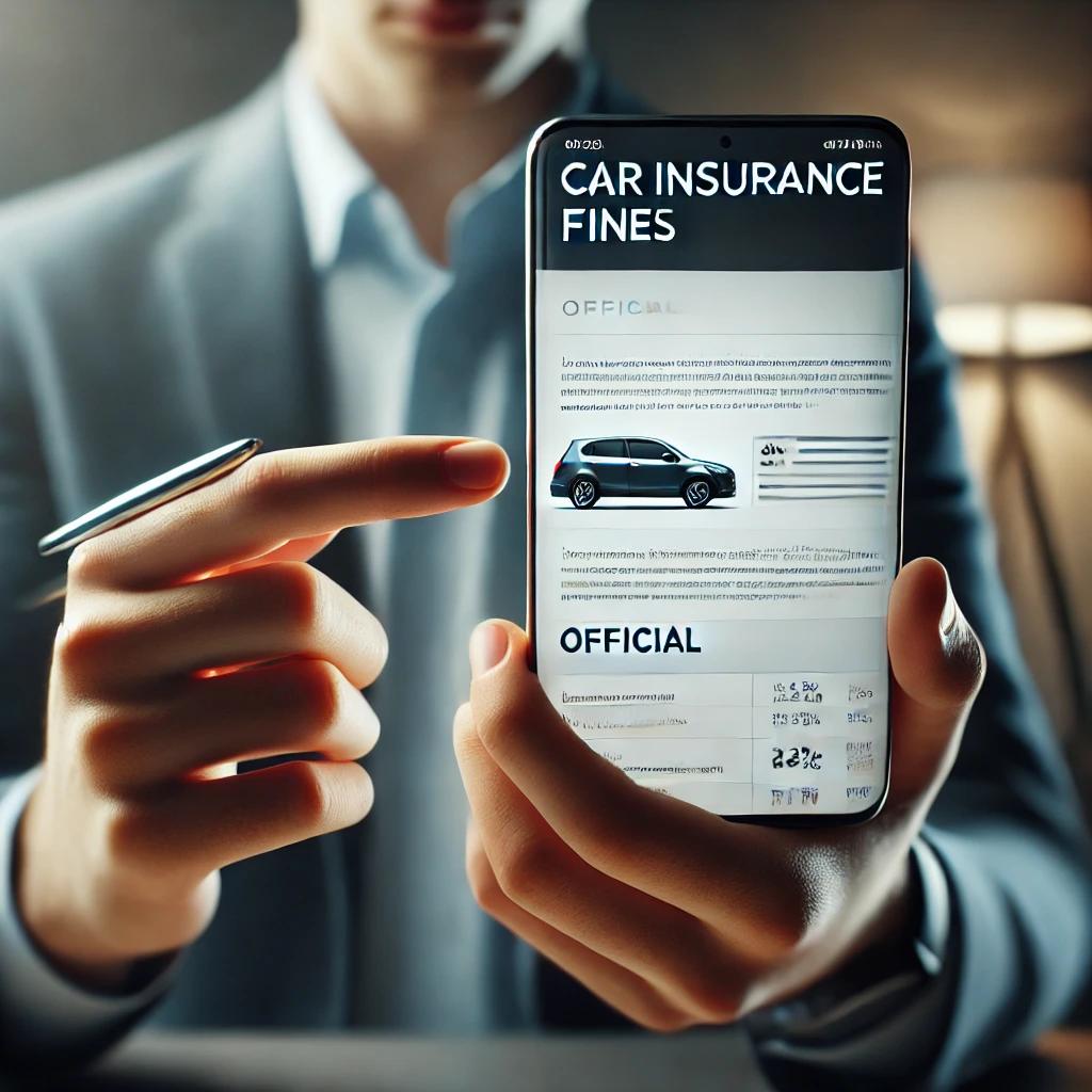 자동차보험 과태료 조회