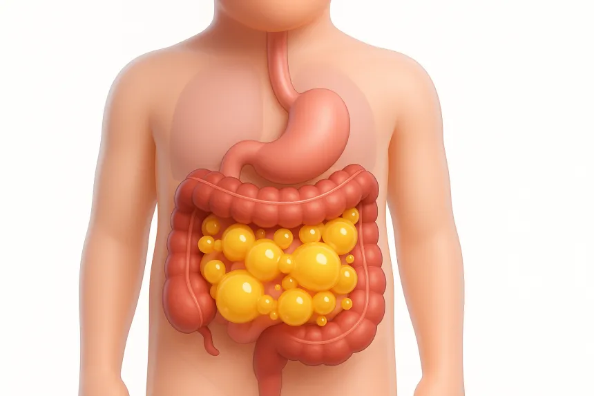 복부팽만 가스제거