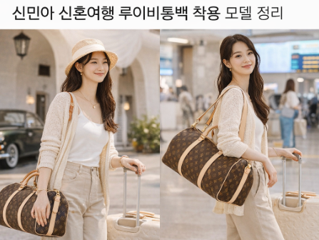 신민아 신혼여행 루이비통백, 이 모델이었어?