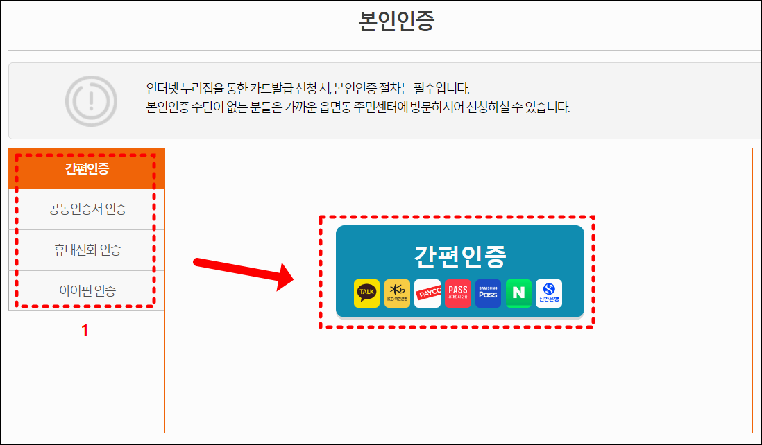문화누리카드 발급 방법
