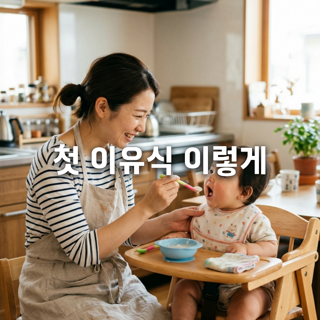 이유식 시작 시기 언제 첫 이유식 만드는 법 완벽 정리🥣