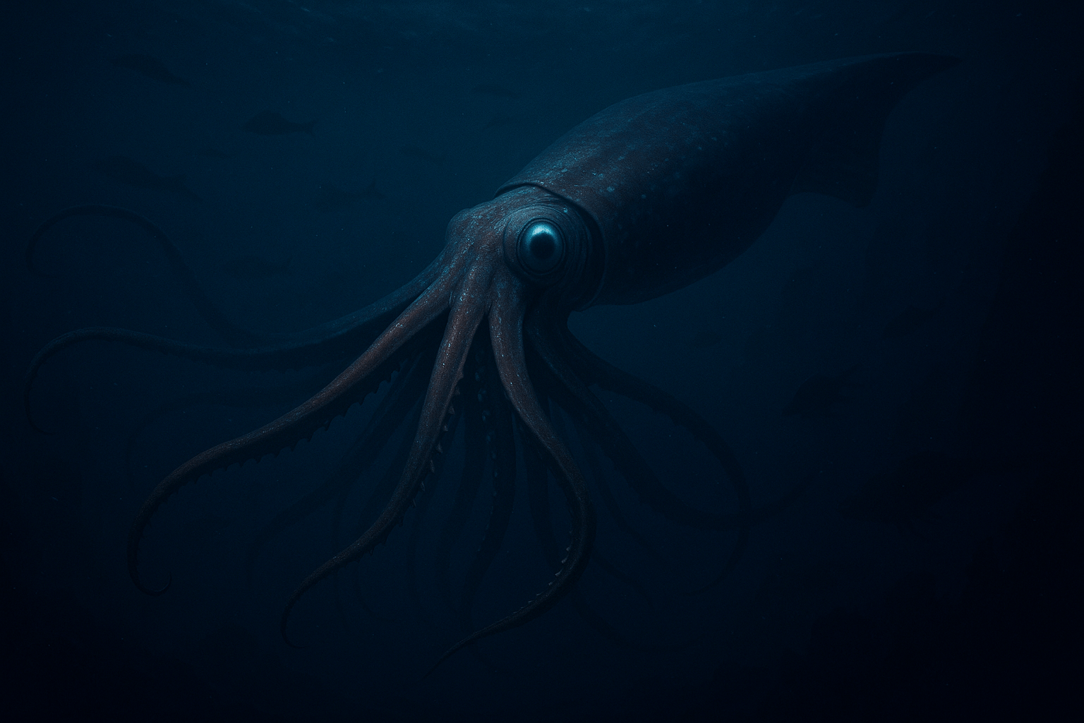 1. 대왕오징어의 위엄 (심해의 전설, 구조, 공격성)