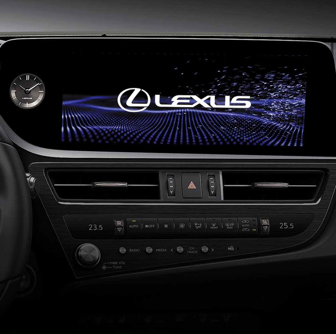 렉서스 ES300h 실내 12.3인치 와이드 터치 디스플레이 및 인포테인먼트 시스템