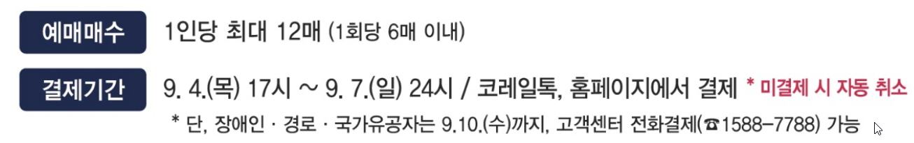 2025 추석 기차표 예매