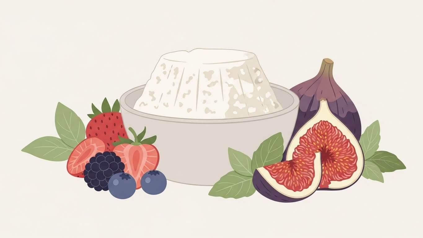 2. 리코타 치즈 – 지방은 낮고 소화는 쉬운 치즈