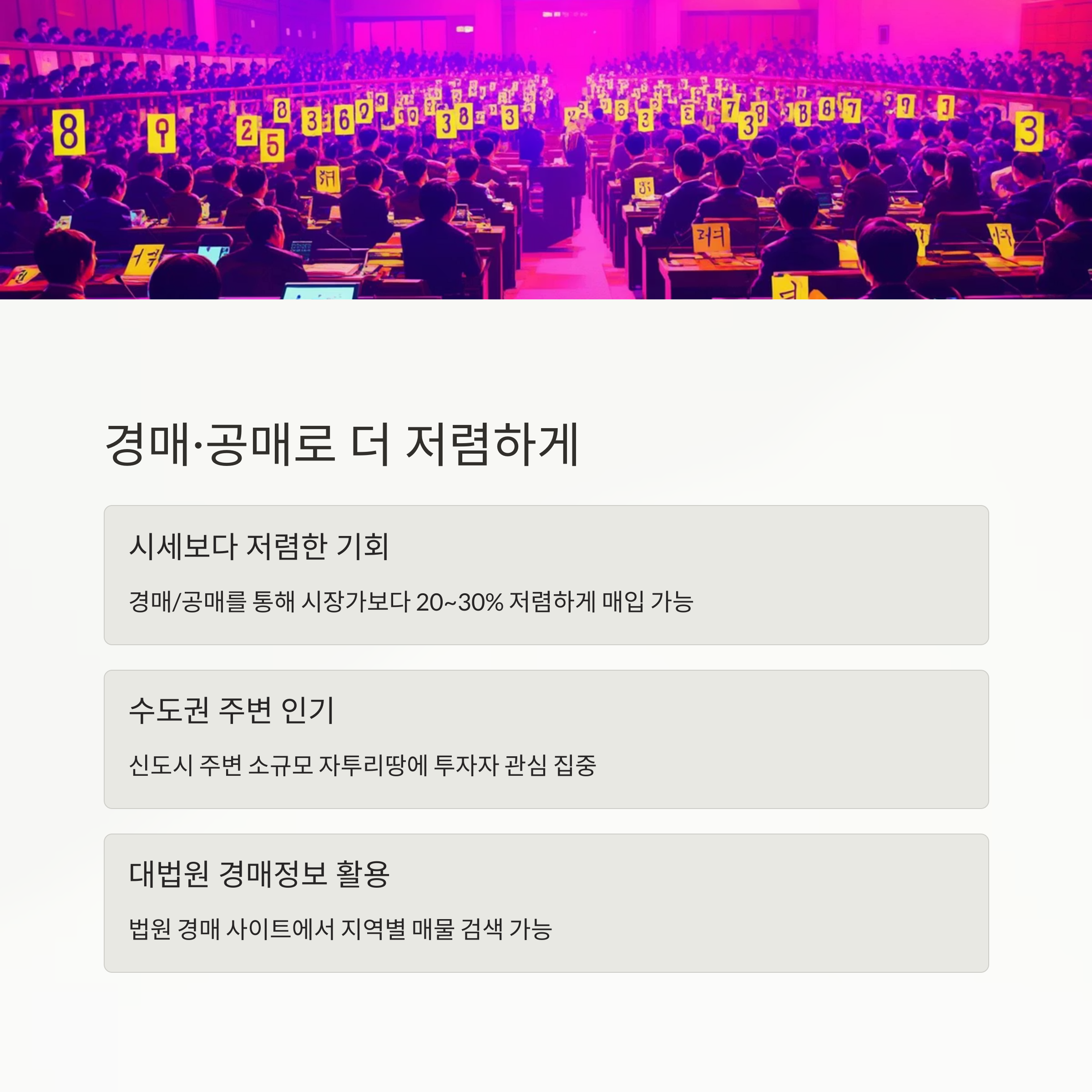 경공매 저렴취득