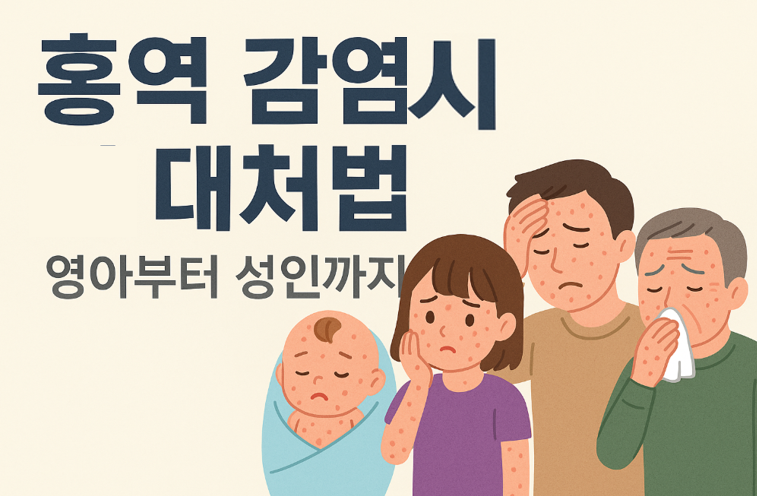홍역 감염시 대처법