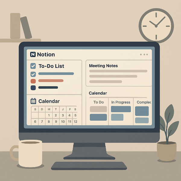 노션 일정관리 사진
