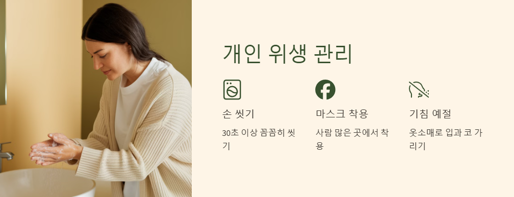 개인 위생관리
