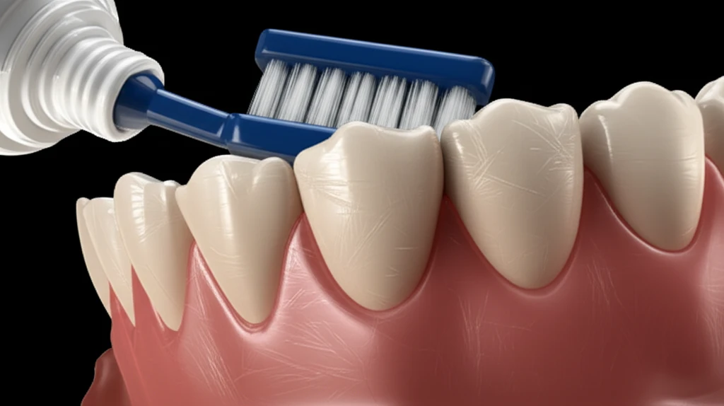 틀니 관리의 모든 것 전용 치약 사용