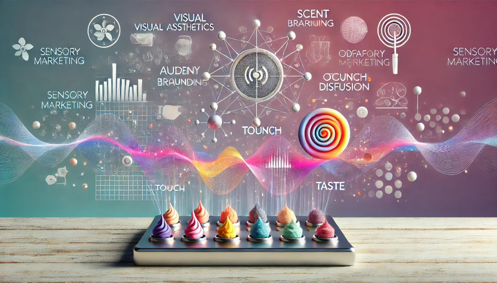다양한 감각을 활용할 수 있는 마케팅 전략.