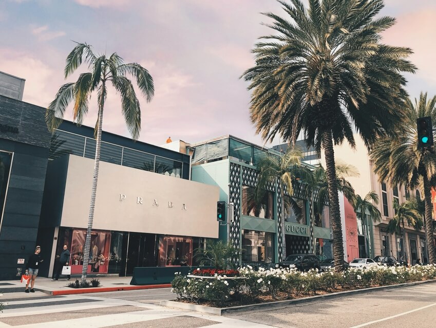 베벌리힐스 도로 사진