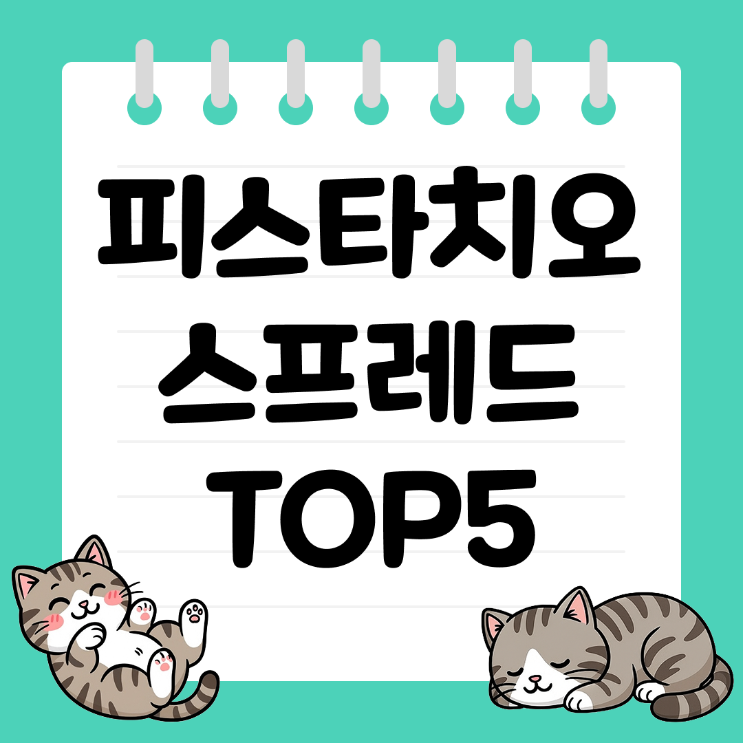 인기 많은 피스타치오 스프레드 추천 순위 TOP5