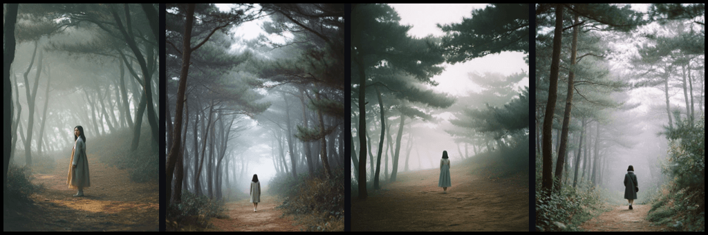 style raw + stylize 100 이미지 예시 Midjourney