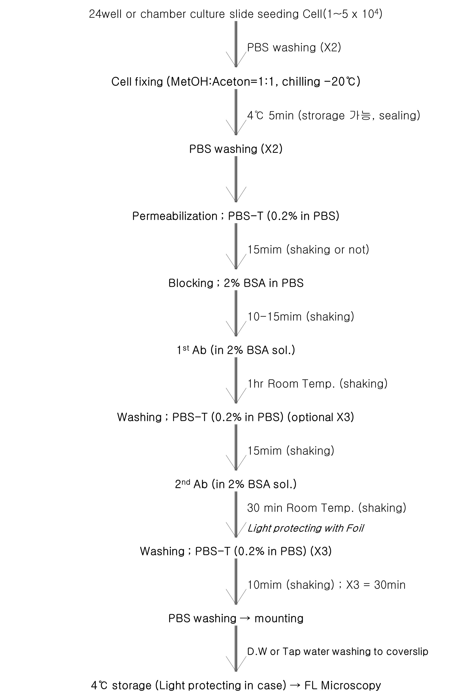 2-color ICC staining Methods