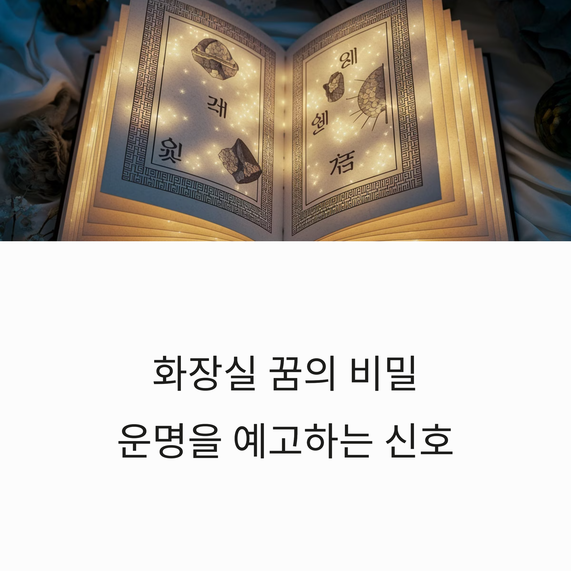 화장실 꿈 해몽