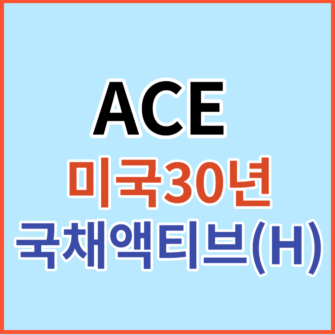 ACE 미국30년 국채액티브