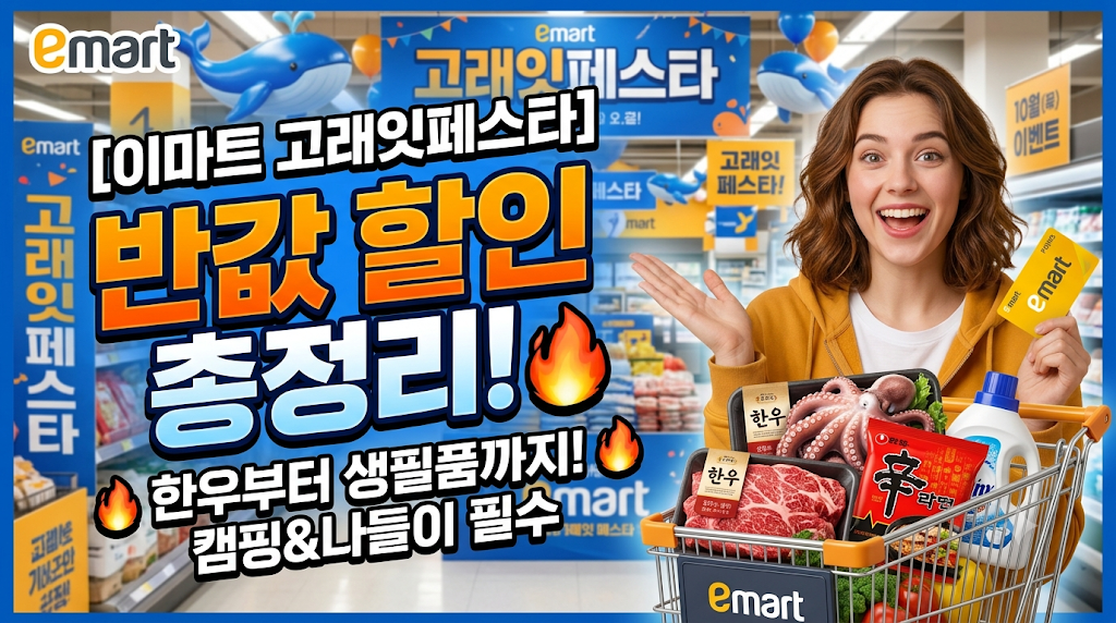 이마트 고래잇페스타 반값할인 총정리